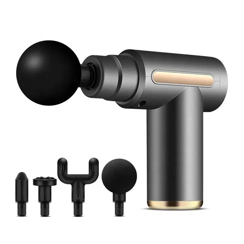 Portable Massage Gun – Rechargeable Deep Tissue Muscle Massager with Multiple Heads