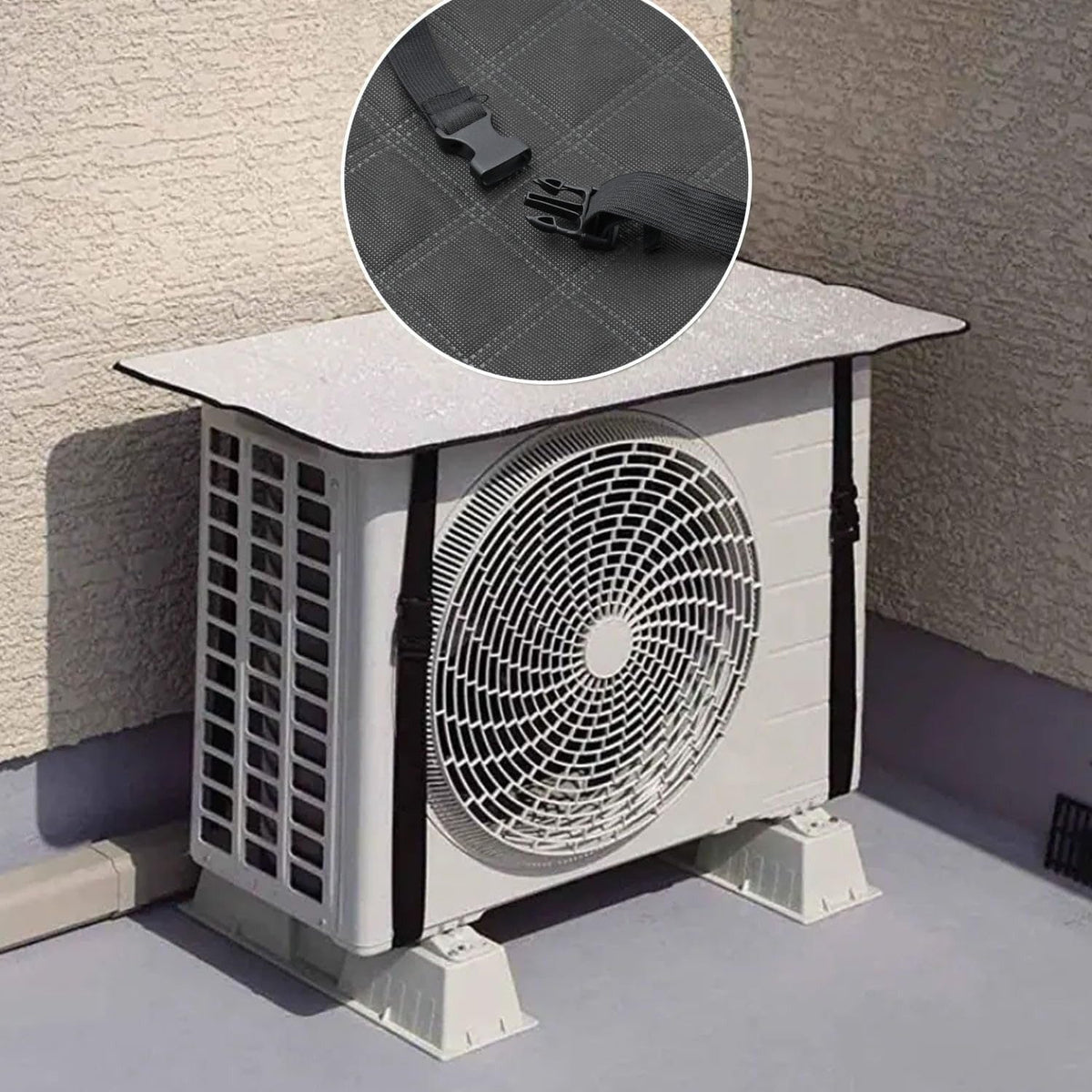 AC Outdoor Unit Cover – Waterproof, Dustproof & UV-Resistant Air Conditioner Protection