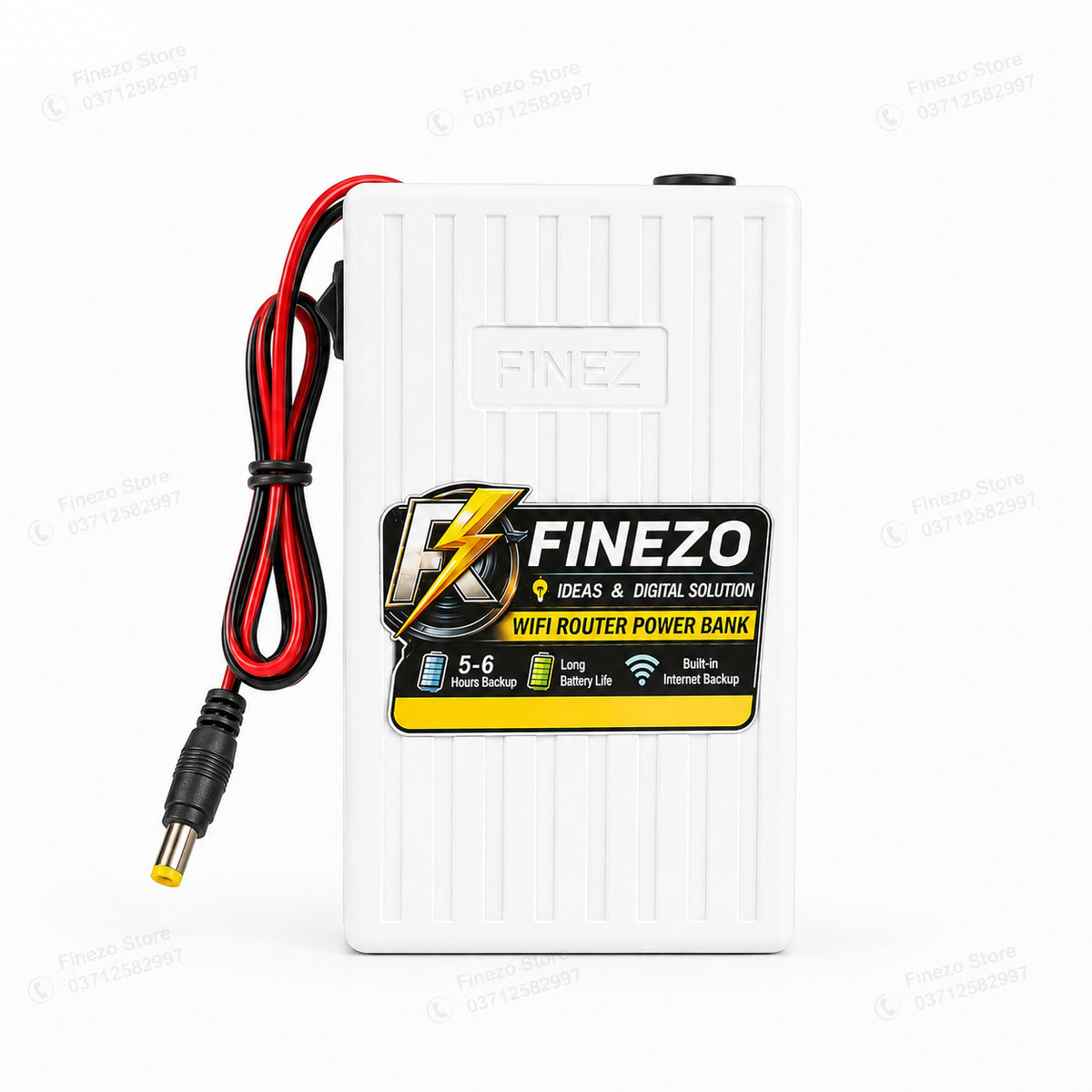 12000mAh WiFi Router UPS – 12V Mini Power Backup with 5–6 Hours Runtime