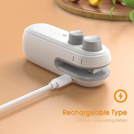 Portable Mini Bag Sealer – Rechargeable Handheld Heat Sealer for Food Storage