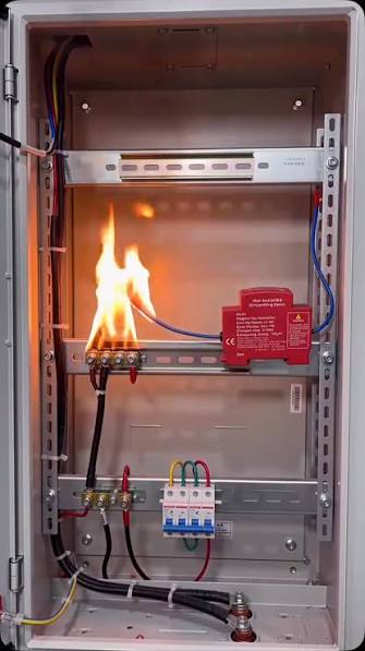 Automatic Aerosol Fire Extinguisher – Heat-Activated Fire Suppression Device for Electrical Cabinets & Server Racks