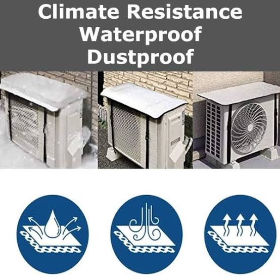 AC Outdoor Unit Cover – Waterproof, Dustproof & UV-Resistant Air Conditioner Protection