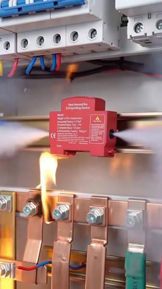 Automatic Aerosol Fire Extinguisher – Heat-Activated Fire Suppression Device for Electrical Cabinets & Server Racks